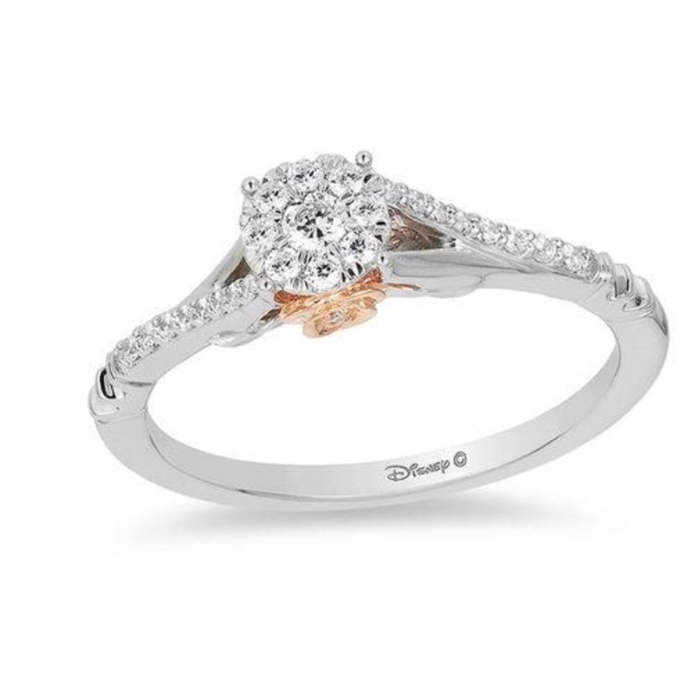 Enchanted Disney Belle 1/5 Ct. ring size 4.5
